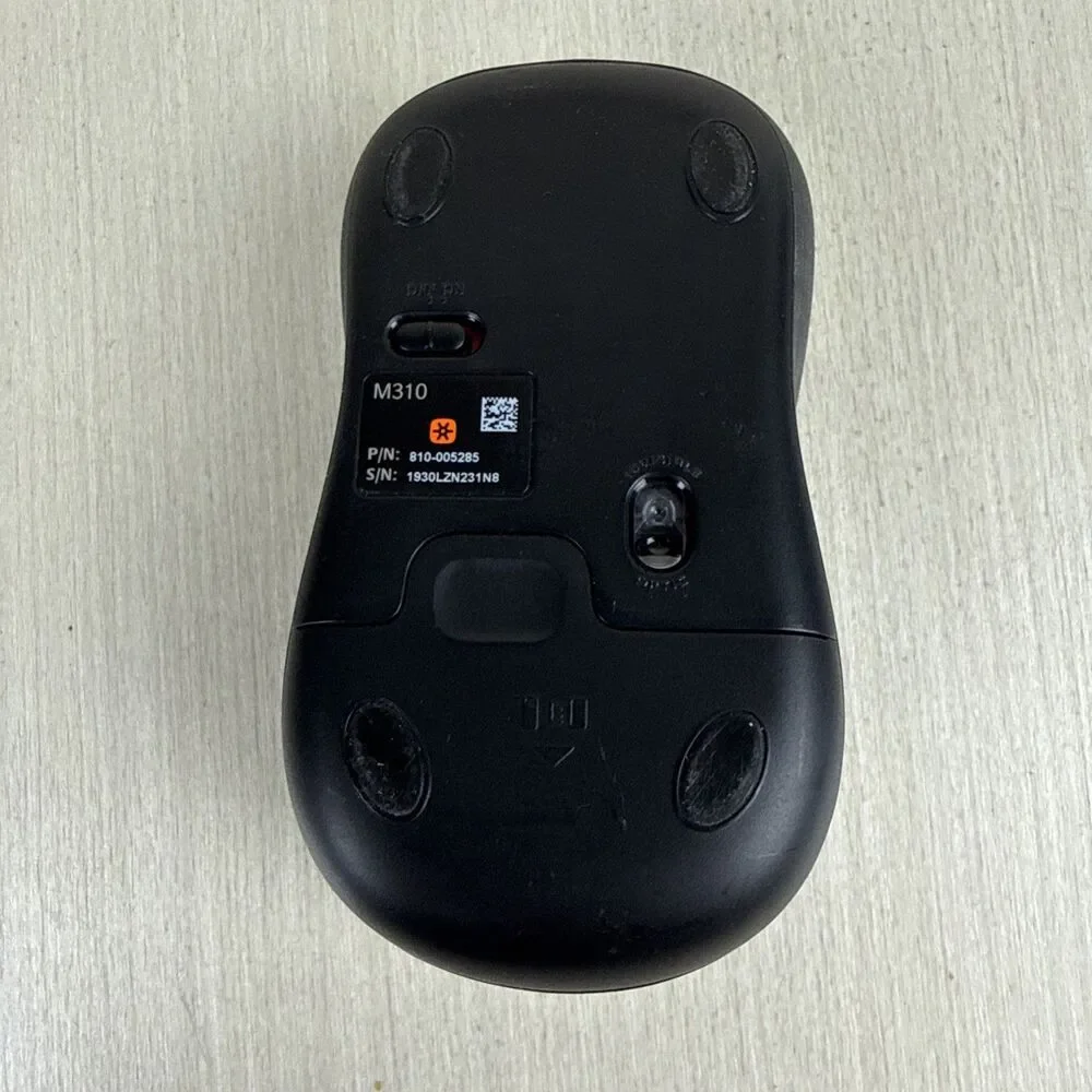 Logitech M310 Wireless Mouse with USB Receiver - Tested & Works